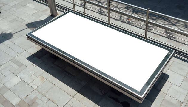 Modern blank billboard mockup ready for outdoor advertising campaign, ideal for showcasing new products or services in a high traffic urban area today - Powered by Adobe