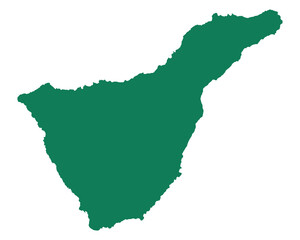 Karte von Teneriffa