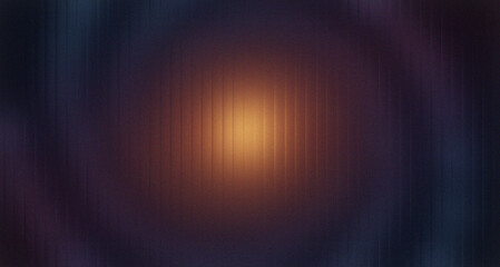 Abstract Grainy Background: Orange Light, Dark Blues, Vertical Stripes