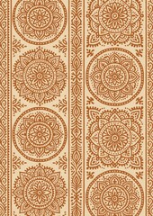 Intricate mandala pattern wallpaper.