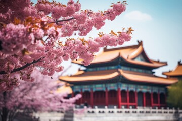 Beijing blossom flower plant.
