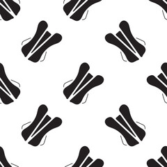 corset seamless pattern isolated on transparent background.