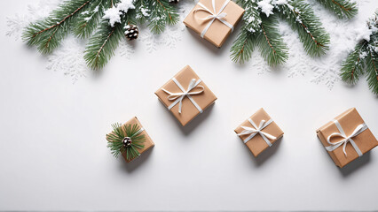 Minimal Gift Cluster Holiday Composition