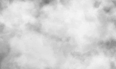 モノクロの柔らかい雲背景　ベクター