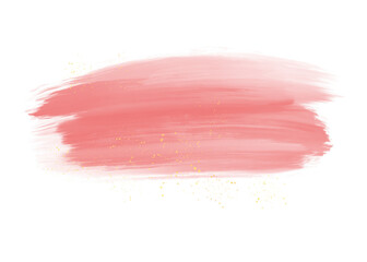 Elegant pink watercolor background. Watercolor splatter brush strokes for wedding invitations, valentine’s day cards, elements design.