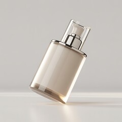 Elevate your brand with this sleek, modern bottle mockup, perfect for showcasing your latest skincare or cosmetic product in a professional and luxurious style