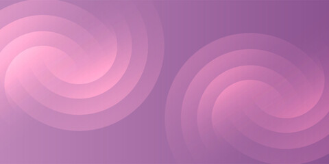 Obraz premium Minimalist banner background, pastel purple gradations. Circle effect style geometric, abstract background art simple