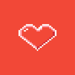 heart pixel icon, vector, pixel, icon, heart icon