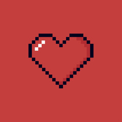 heart pixel icon, vector, pixel, heart icon, icon
