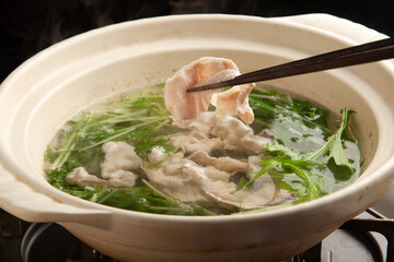 豚肉のはりはり鍋