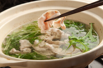 豚肉のはりはり鍋