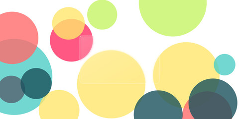 Frosted Glassmorphism Overlapping Circles Abstract Transparency Effect Overlay