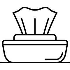 Napkin Outline Icon