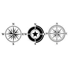 compass and map