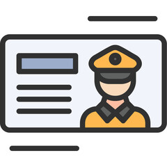 Driver License Icon