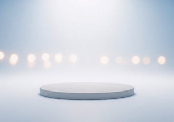 White Podium Soft Light