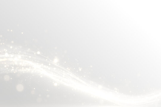Sparkling magical dust particles. Dust sparks and white stars shine with a special light. Shiny elements on a transparent background.	
