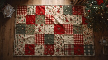 Fototapeta premium traditional christmas tree decoration