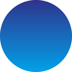 blue round button