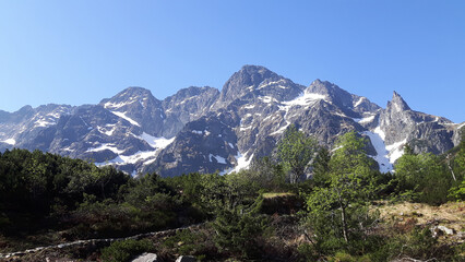 Mountain Peaks of the Tatras near Zakopane