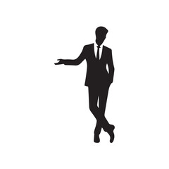 businessman on white background