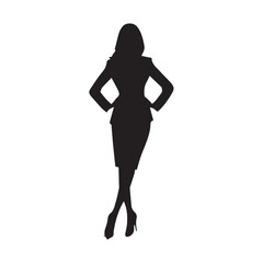 silhouette of a woman
