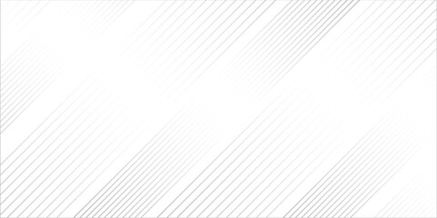 Geometric thin diagonal striped line element pattern gradient minimal transparent background. White and gray geometric pattern background. minimal background.