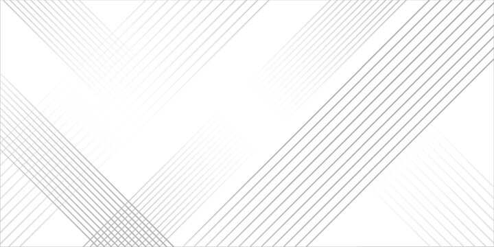 Geometric thin diagonal striped line element pattern gradient minimal transparent background. White and gray geometric pattern background. minimal background.