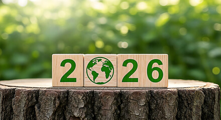 Sustainable future goals for the year 2026 earth day and environmental awareness campaign concept