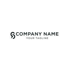Monochrome logo featuring the letter 'S' combined with text, representing a company's branding.