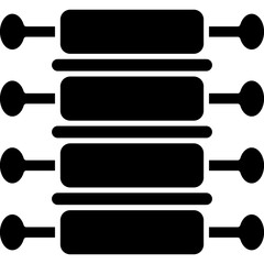 Osteochondrosis Icon Vector Element