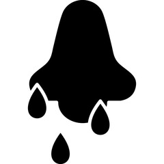 Runny Nose Icon Vector Element