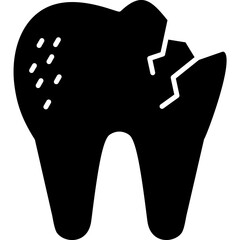 Caries Icon Vector Element