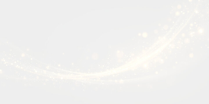 Light, twirl, glitter,wave, magic in a golden glowing swirl. PNG with transparent background, perfect for Overlay, sparkle effects, fantasy light trails.	