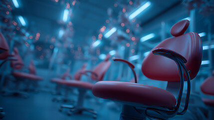 A serene natural dental consultation scene with soft, premium visual tone