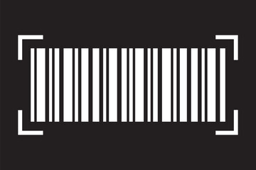 Barcode scan icon. Scan me text. Smartphone usage. barcode sign. payment and identification. Simple digital scanning. Universal code for scanning product or item. 