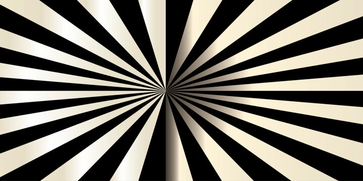 Abstract black and white radiating lines background, perfect for graphic design projects, websites, and presentations. Set against a bold black backdrop. bustling and lively Full of energy.