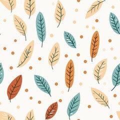 Leaf pattern backgrounds wallpaper.