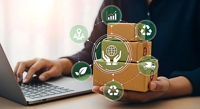 Sustainable supply chain management and logistics for eco friendly business and csr strategy