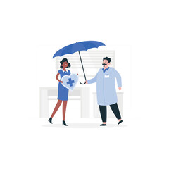 Insurance Flat Illustrations