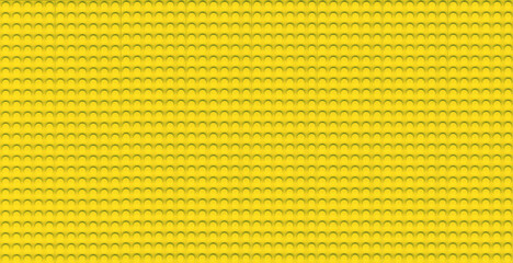 Obraz premium Fondo amarillo de placa base de LEGO