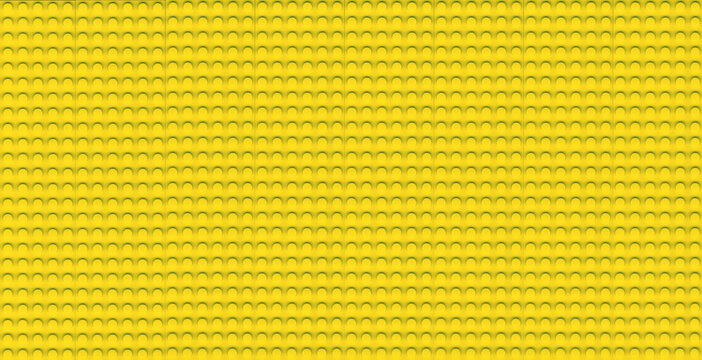 Fondo amarillo de placa base de LEGO