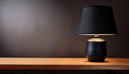 Black Table Lamp