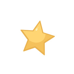 Obraz premium Golden Star Icon - A Symbol of Excellence and Achievement