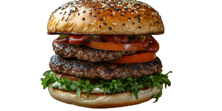 Double cheeseburger food photography image - Powered by Adobe