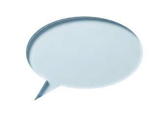 Isolated speech bubble illustration, dialog balloon or communication icon, for message symbol