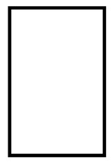 black frame with clipping path