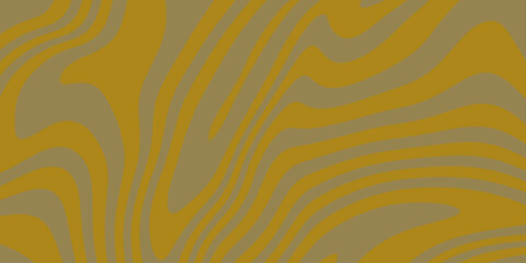 yellow hypnotic wavy lines pattern. brown abstract background with waves seamless pattern. Abstract wavy, waving, billowy and undulating lines. Squiggly, squiggle and squiggle wavy stripes. 