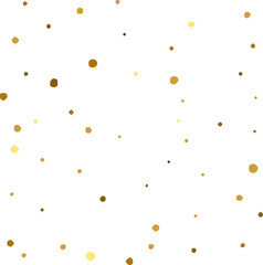 Gold Dot Glitter Seamless Pattern