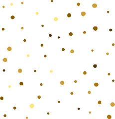 Gold Dot Glitter Seamless Pattern